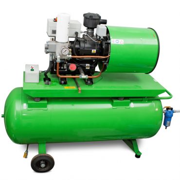 Modern industrial screw-type air compressor