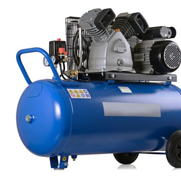 New air compressor on a white background.