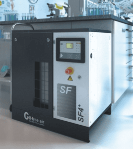 Atlas Copco SF4+ AP 5-HP Tankless Oil-Free Mono Scroll Air Compressor w/ Elektronikon Controller