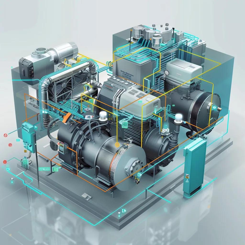 Energy-efficient rotary screw compressor with Variable Speed Drive technology
