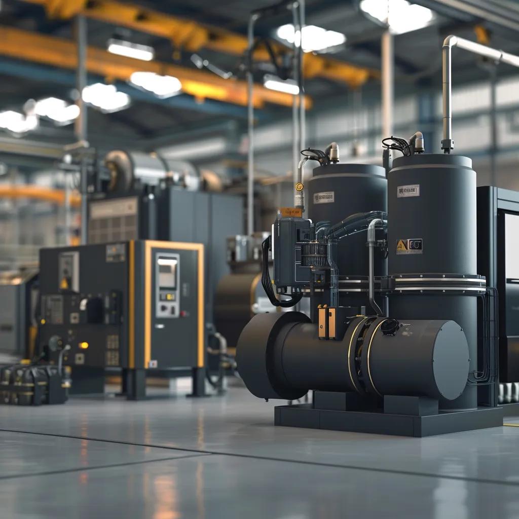Comparison of rotary screw and piston air compressors in industrial settings